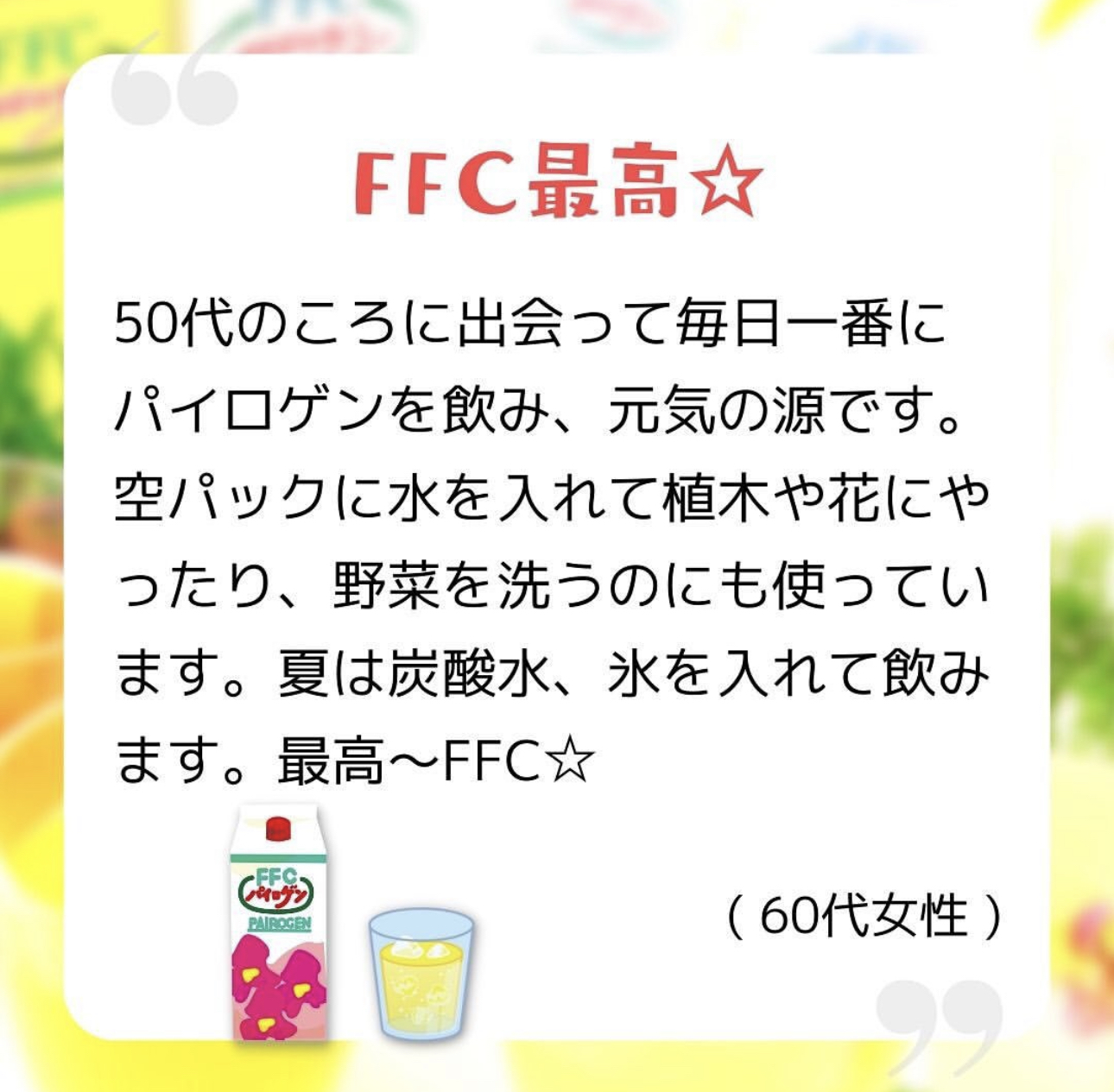 赤塚 FFC パイロゲン・ノンカロリー お試しセット￥5,985(送料込